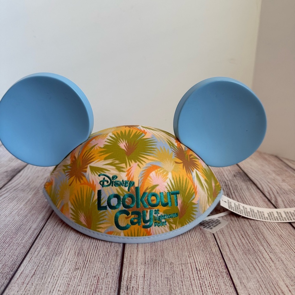 DISNEY Cruise Line Lookout Cay Mickey Ears Hat One Size